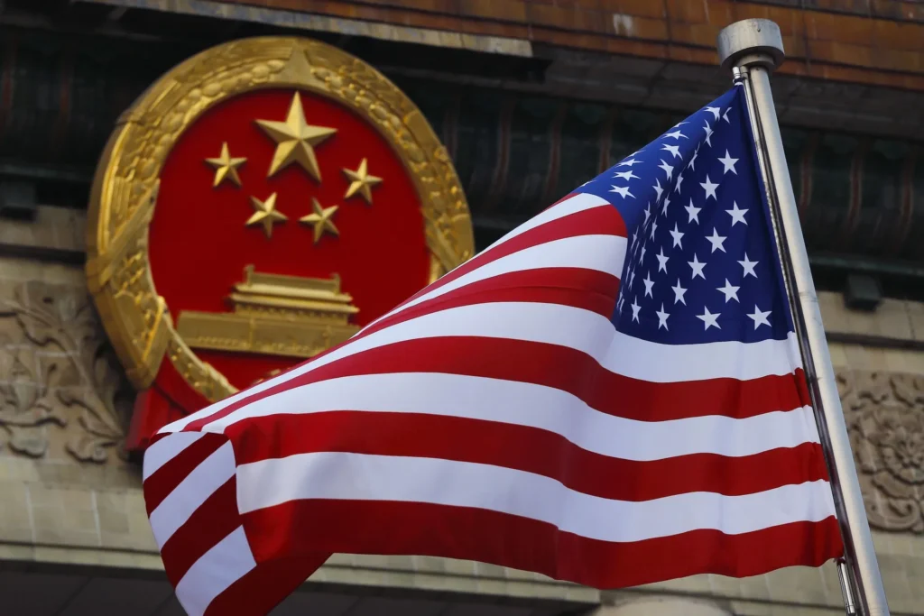 Wojna handlowa między USA a Chinami.