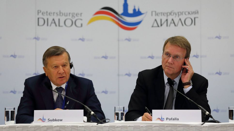 Dialog Petersburski. Na spotkaniu Pofalla i Subkow